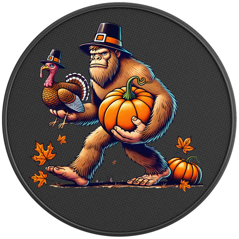 BIGFOOT TURKEY PEARL  WHITE CARBON FIBER TIRE COVER