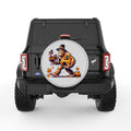 BIGFOOT TURKEY SILVER CARBON FIBER TIRE COVER