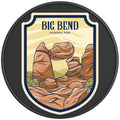 BIG BEND BLACK CARBON FIBER TIRE COVER