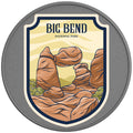 BIG BEND SILVER CARBON FIBER TIRE COVER