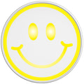 BIG SMILEY FACE WHITE TIRE COVER