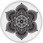 BLACK AND WHITE MANDALA