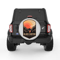 BLACK CANYON SILVER CARBON FIBER TIRE COVER