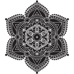 BLACK AND WHITE MANDALA