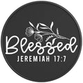 BLESSED PEARL  WHITE CARBON FIBER TIRE COVER