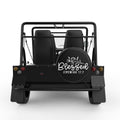 BLESSED BLACK TIRE COVER FOR MOKE
