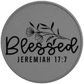 BLESSED SILVER CARBON FIBER TIRE COVER