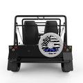 BLUE LINE SUNFLOWER SILVER CARBON FIBER TIRE COVER FOR MOKE