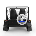 BLUE LINE SUNFLOWER WHITE CARBON FIBER TIRE COVER FOR MOKE