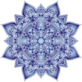 BLUE MANDALA FLOWER
