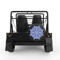 BLUE MANDALA BLACK CARBON FIBER TIRE COVER FOR MOKE