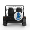 Blue Octopus WHITE CARBON FIBER TIRE COVER FOR MOKE