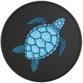 BLUE SEA TURTLE BLACK TIRE COVER