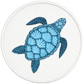 BLUE SEA TURTLE BLACK TIRE COVER