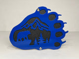 BEAR MOUNTAIN SCENE FOR ANY 2 INCH RECEIVER  in BLUE For Jeep Wrangler JL and JK and JT