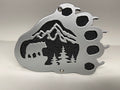BEAR MOUNTAIN SCENE FOR ANY 2 INCH RECEIVER  in SILVER For Jeep Wrangler JL and JK and JT