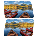 BOATS MOUNTAINS LANDSCAPE QUARTER WINDOW DRIVER & PASSENGER DECALS