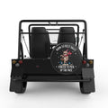 BORN TO DILLY DALLY BLACK CARBON FIBER TIRE COVER FOR MOKE