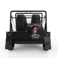BORN TO DILLY DALLY BLACK TIRE COVER FOR MOKE
