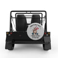 BORN TO DILLY DALLY SILVER CARBON FIBER TIRE COVER FOR MOKE