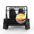 BORN TO WANDER SILVER CARBON FIBER TIRE COVER FOR MOKE