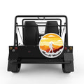 BORN TO WANDER WHITE TIRE COVER FOR MOKE