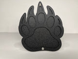 BEAR PAW HITCH COVER FOR ANY 2 INCH RECEIVER in BLACK For Jeep Wrangler JL and JK and JT