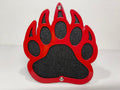 BEAR PAW HITCH COVER FOR ANY 2 INCH RECEIVER in RED For Jeep Wrangler JL and JK and JT
