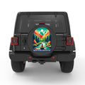 BREATHE IN NATURE PEARL  WHITE CARBON FIBER TIRE COVER