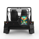 BREATHE IN NATURE BLACK CARBON FIBER TIRE COVER FOR MOKE