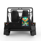 BREATHE IN NATURE BLACK TIRE COVER FOR MOKE