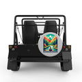 BREATHE IN NATURE SILVER CARBON FIBER TIRE COVER FOR MOKE