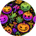 BRIGHT COLORFUL PUMPKINS