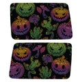 BRIGHT COLORFUL PUMPKINS QUARTER WINDOW DRIVER & PASSENGER DECALS