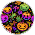 BRIGHT COLORFUL PUMPKINS WHITE TIRE COVER