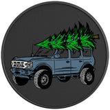 BRONCO CHRISTMAS TREE AREA 51 BLACK CARBON FIBER TIRE COVER