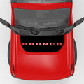 BRONCO HOOD DECALS