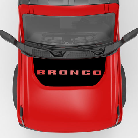 BRONCO HOOD DECALS