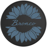 BRONCO SUNFLOWER AREA 51 BLACK TIRE COVER