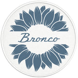 BRONCO SUNFLOWER AREA 51 PEARL  WHITE CARBON FIBER TIRE COVER