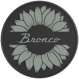 BRONCO SUNFLOWER CACTUS GRAY BLACK CARBON FIBER TIRE COVER