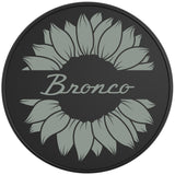 BRONCO SUNFLOWER CACTUS GRAY BLACK TIRE COVER