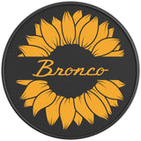 BRONCO SUNFLOWER CYBER ORANGE BLACK CARBON FIBER TIRE COVER