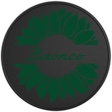 BRONCO SUNFLOWER ERUPTION GREEN BLACK TIRE COVER