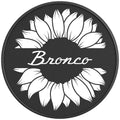 BRONCO SUNFLOWER OXFORD WHITE BLACK CARBON FIBER TIRE COVER