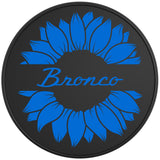 BRONCO SUNFLOWER VELOCITY BLUE BLACK TIRE COVER