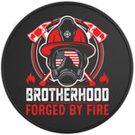 BROTHERHOOD FORGED BY FIRE BLACK TIRE COVER