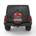 BROTHERHOOD FORGED BY FIRE PEARL  WHITE CARBON FIBER TIRE COVER