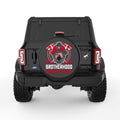 BROTHERHOOD FORGED BY FIRE BLACK TIRE COVER