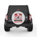 BROTHERHOOD FORGED BY FIRE SILVER CARBON FIBER TIRE COVER